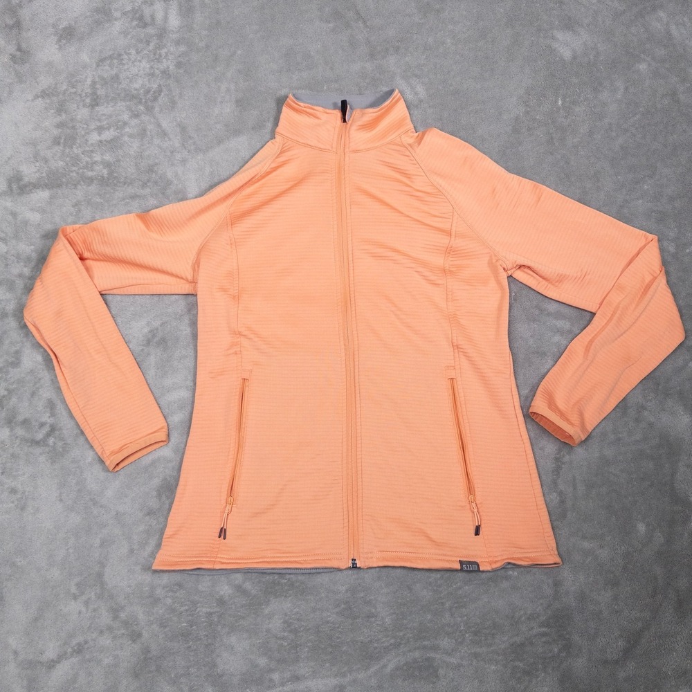 511 Tactical Womens Jacket Small 1/4 Zip Pullover Stratos Peach Tactical Pockets